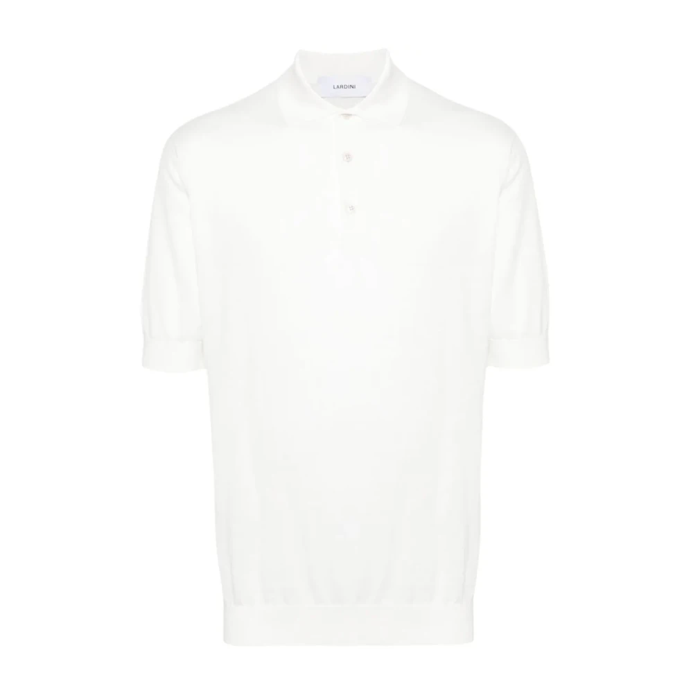 Lardini Witte T-shirts & Polos voor Mannen White Heren