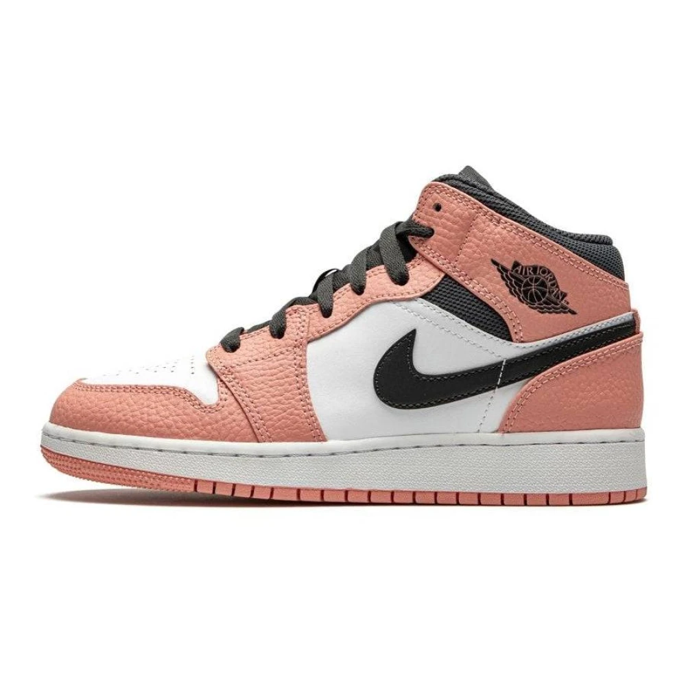 Jordan Men's Pink Quartz Mid-Top Sneaker - Trainers - 4 Uk - Sport