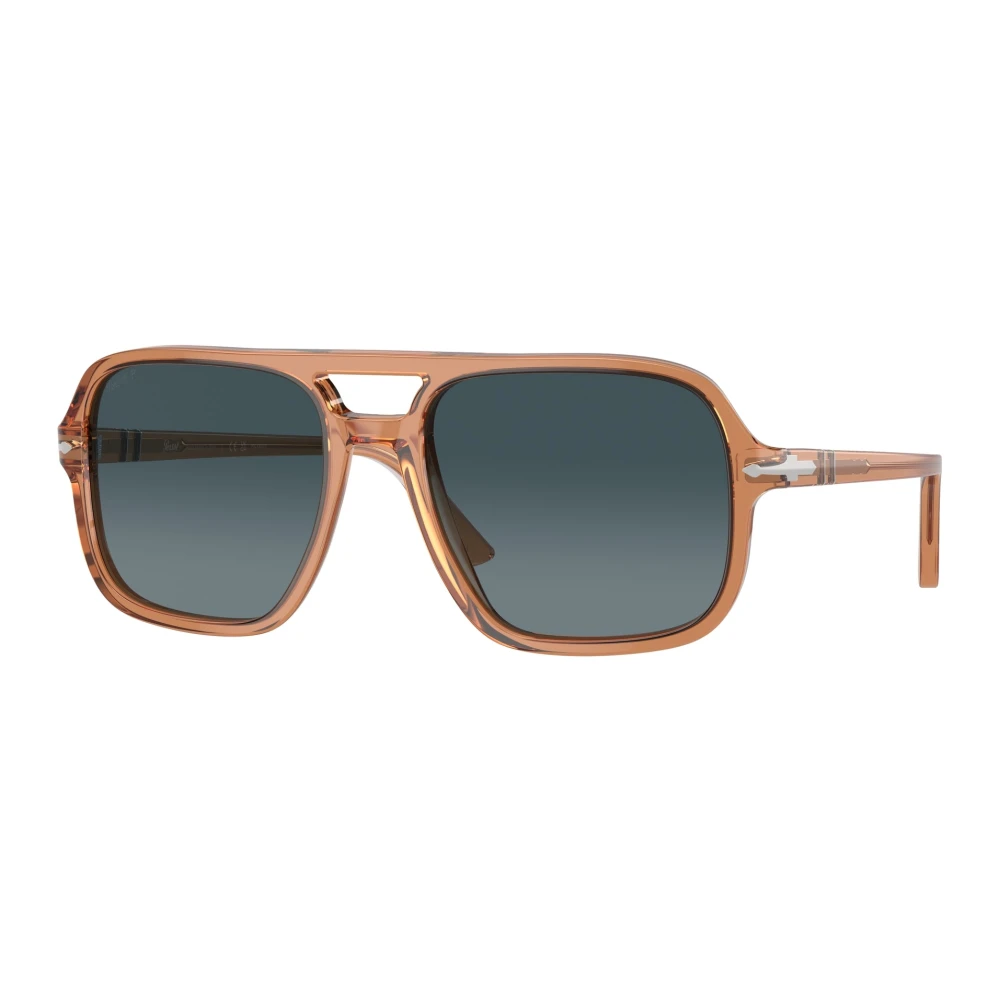 Persol , Sunglasses, Unisex, Brown, 58 Mm, Stylish Sunglasses Light Blue Gradient