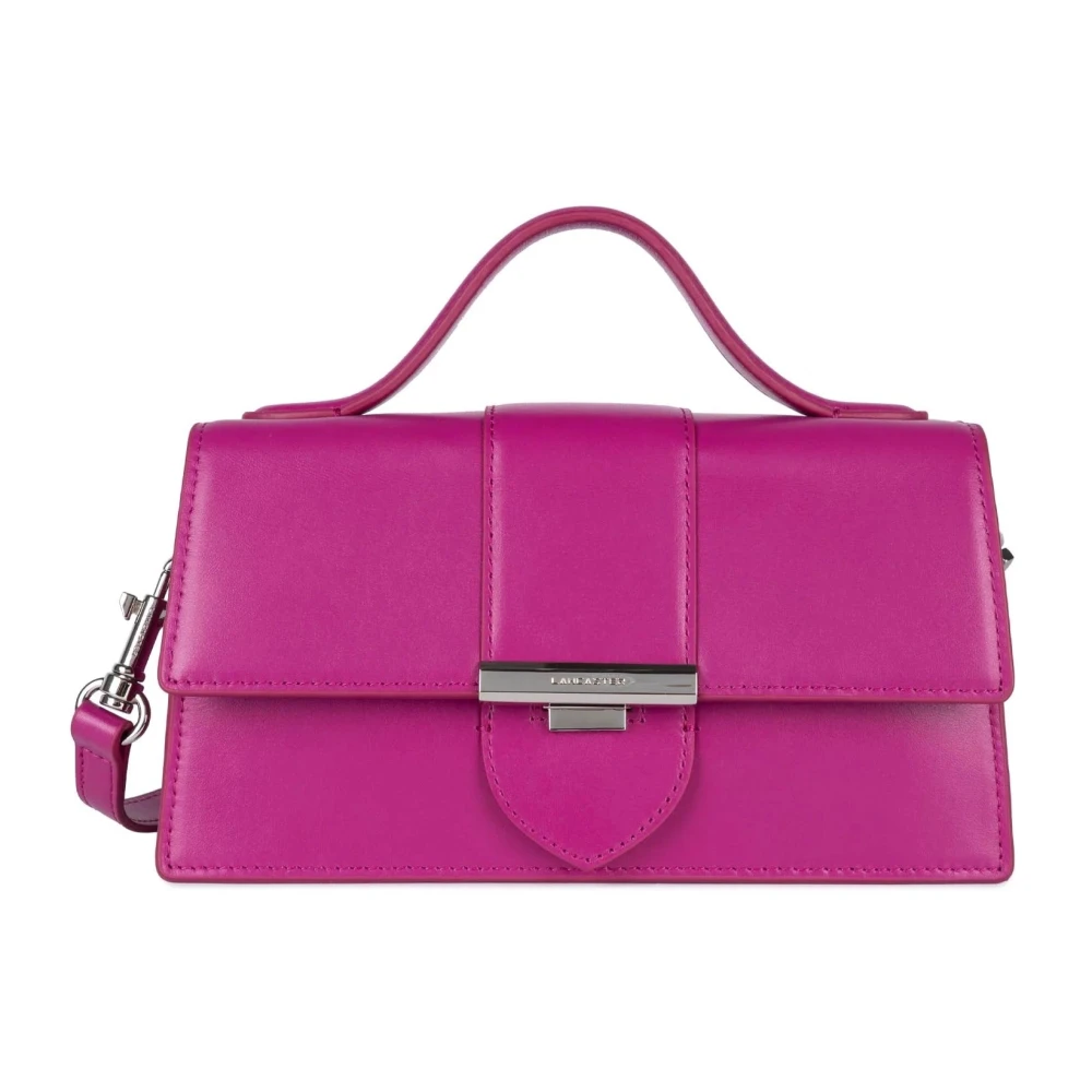 Lancaster Purple Flap Bag With Metal Clasp Paris Ily Orchid - Female - Handbags - One Size - Bags