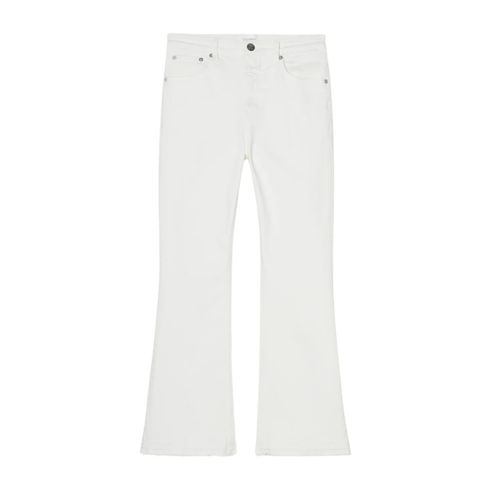 Closed Women's White Flare Jeans, W28, Flared Jeans