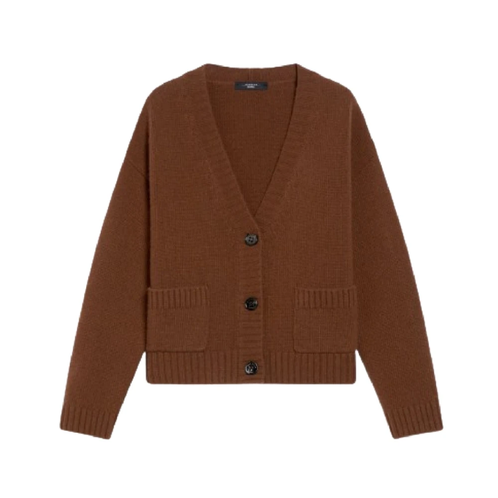 Max Mara Stijlvolle Cardigan voor Vrouwen Brown Dames