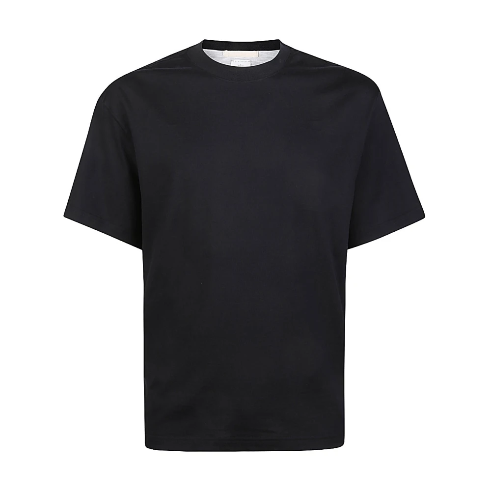 Eleventy Jersey Katoen Ronde Hals T-Shirt Black Heren