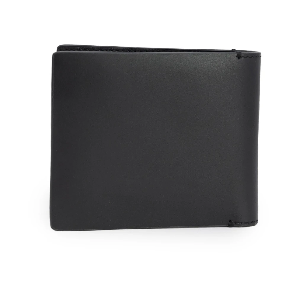 Calvin Klein Zwarte Leren Herenportemonnee Black Heren