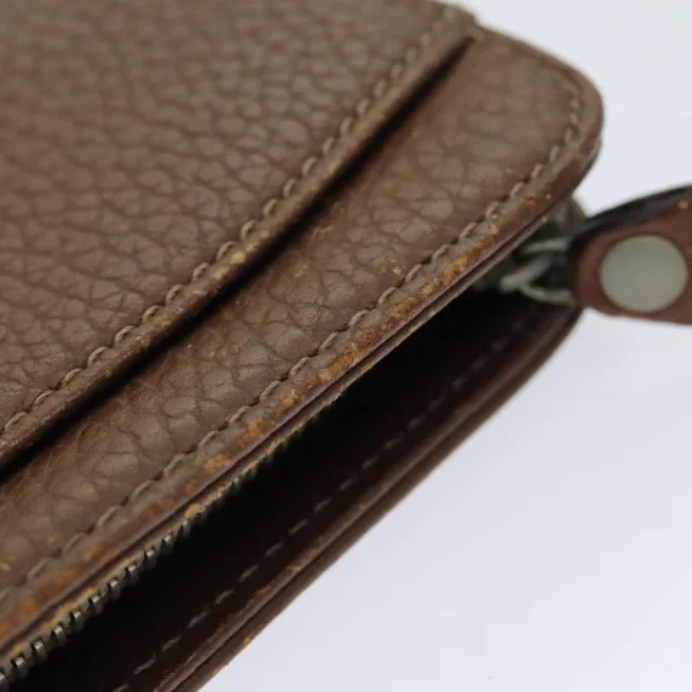 Burberry Vintage Pre-owned Leather clutches Brown Dames