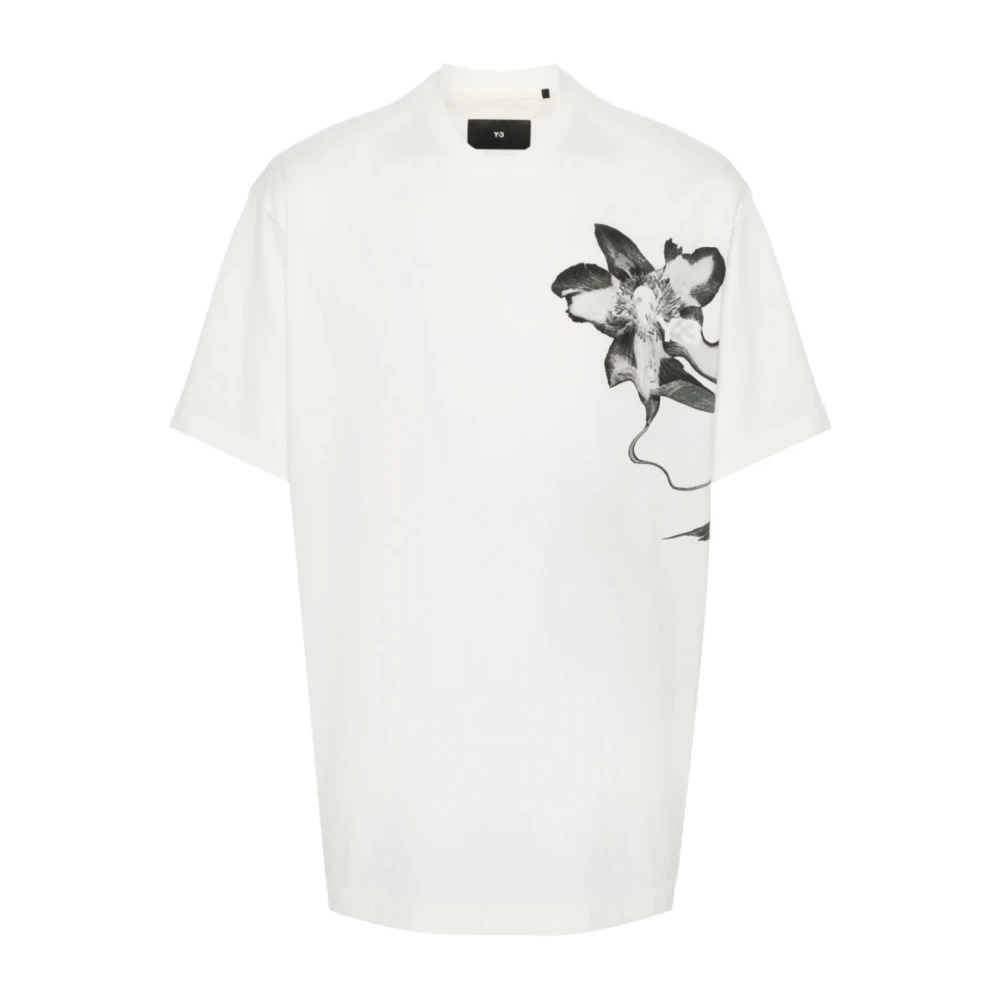 Y-3 GFX Offwhite T-shirt White Heren