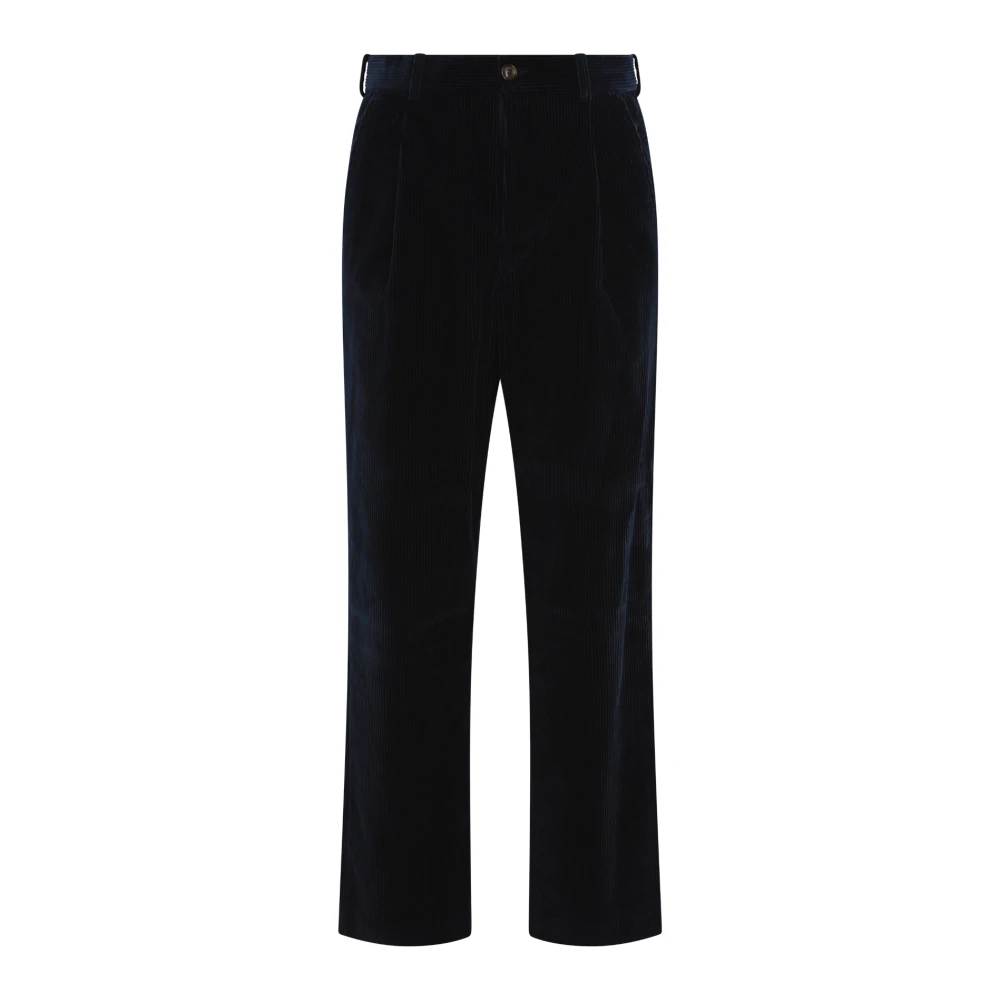 Moncler Men's Blue Straight Trousers,, Stylish Trousers Extra Small