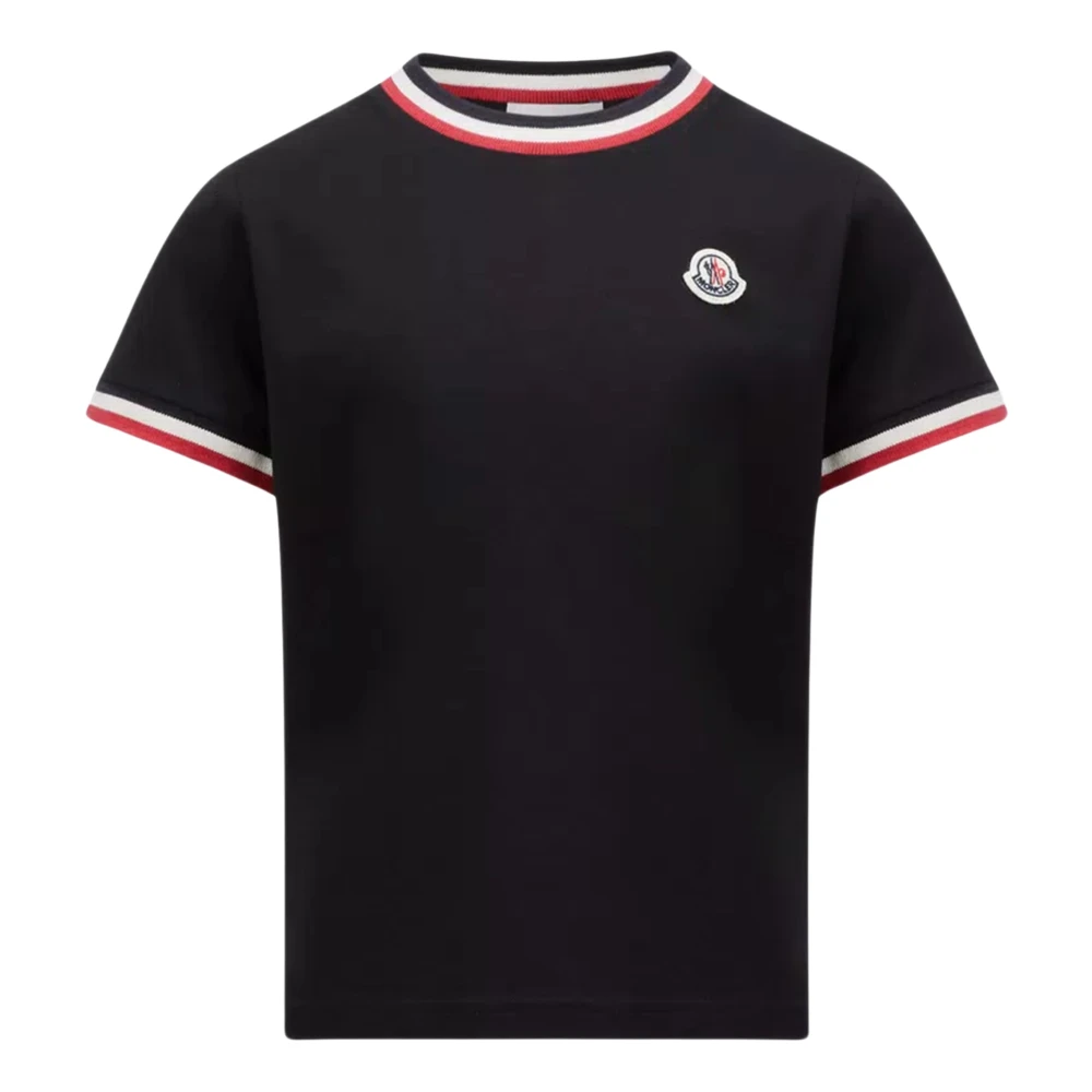 Moncler Barn Svarta T-shirts och Polos Black, Pojke