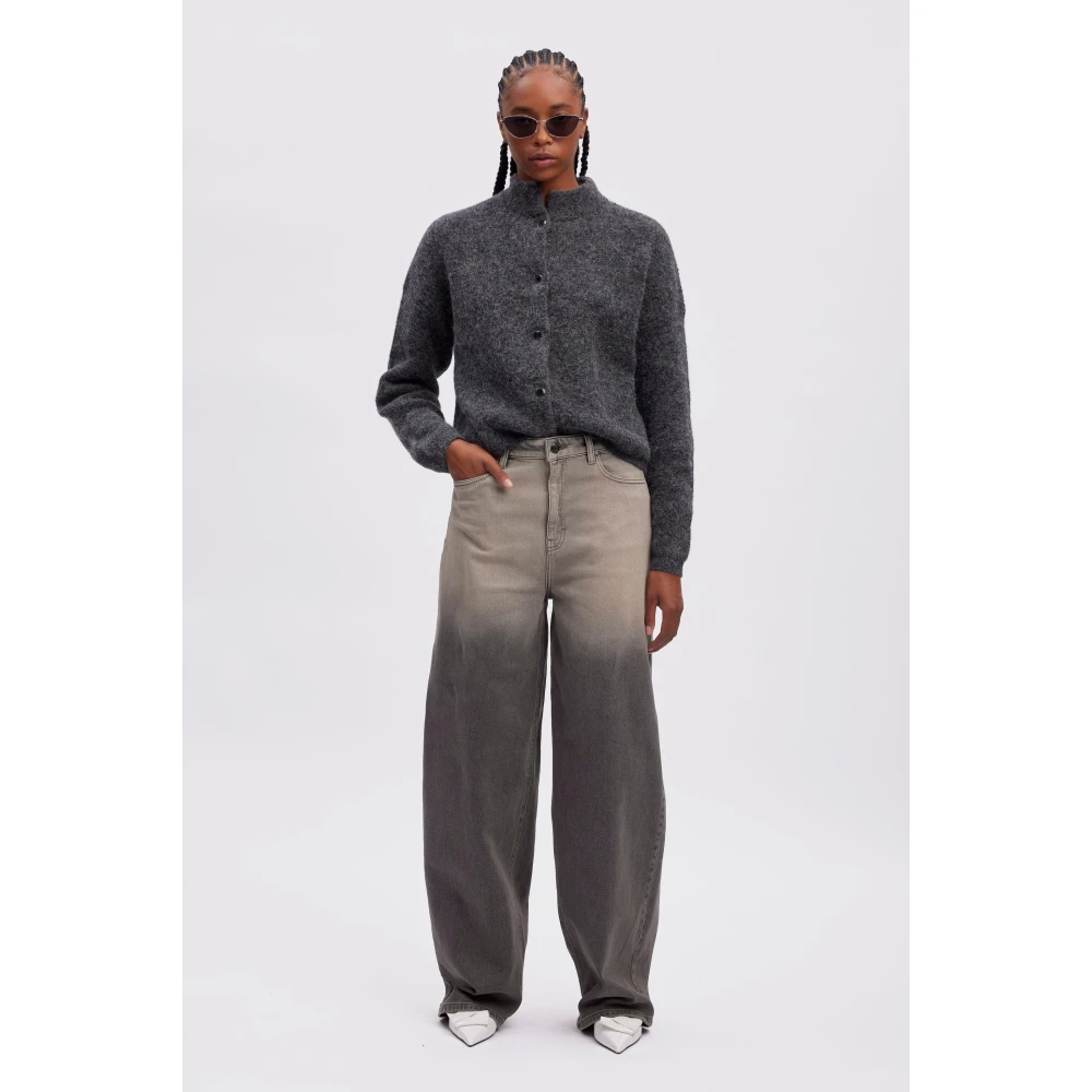 Gestuz Kort Cardigan Gray Dames