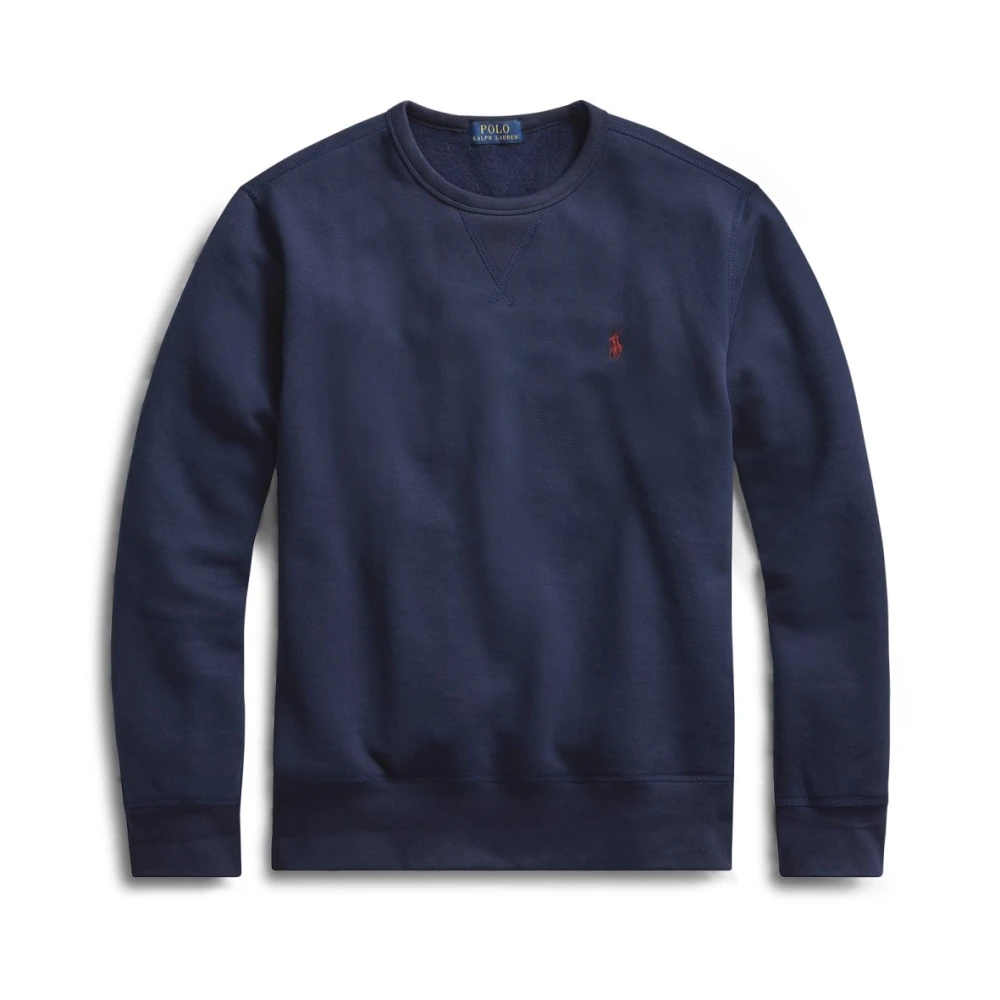 Polo Ralph Lauren Wollen Crewneck Sweater Blue Heren