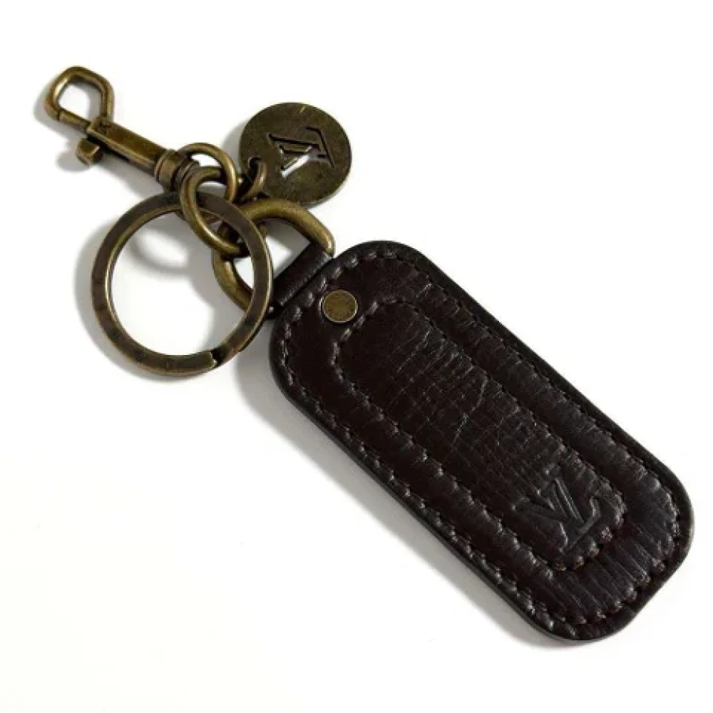 Louis Vuitton Vintage Pre-owned Leather key-holders Brown Unisex