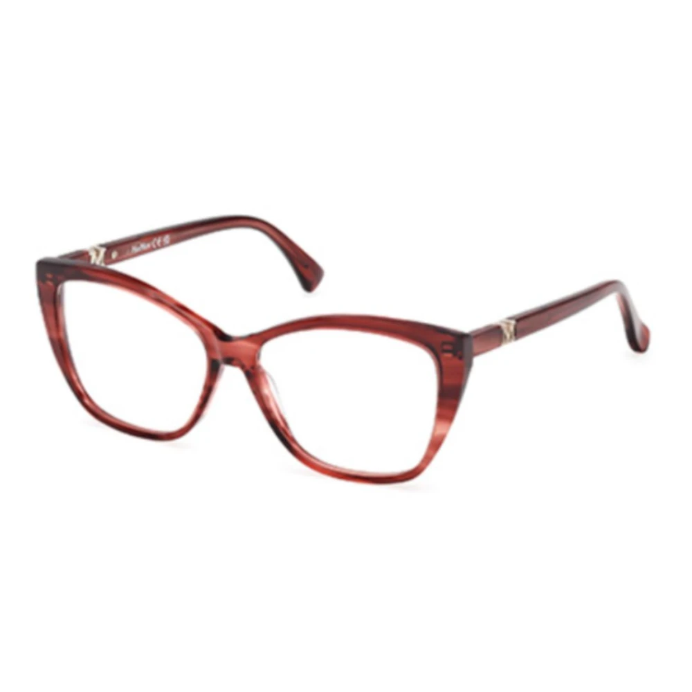 Max Mara Brown Glasses, Unisex, 54 Mm, Square Optical Frame