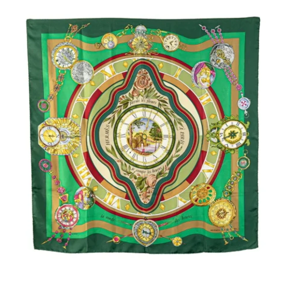 Pre-owned > Pre-owned Accessories > Pre-owned Scarves - - Hermès Vintage - Modalova
