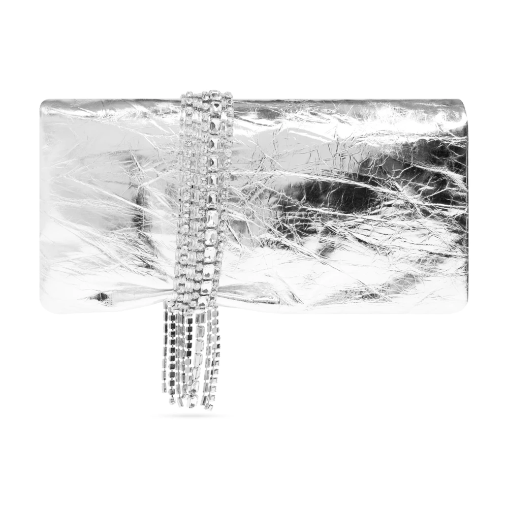 Jimmy Choo Clutch Zandra Gray Dames