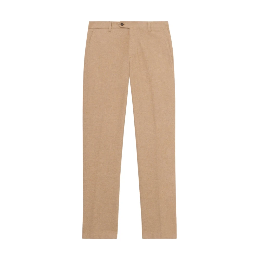 Brooks Brothers Brown Chinos, Male, W32, Regular Fit Cotton Flannel Chino