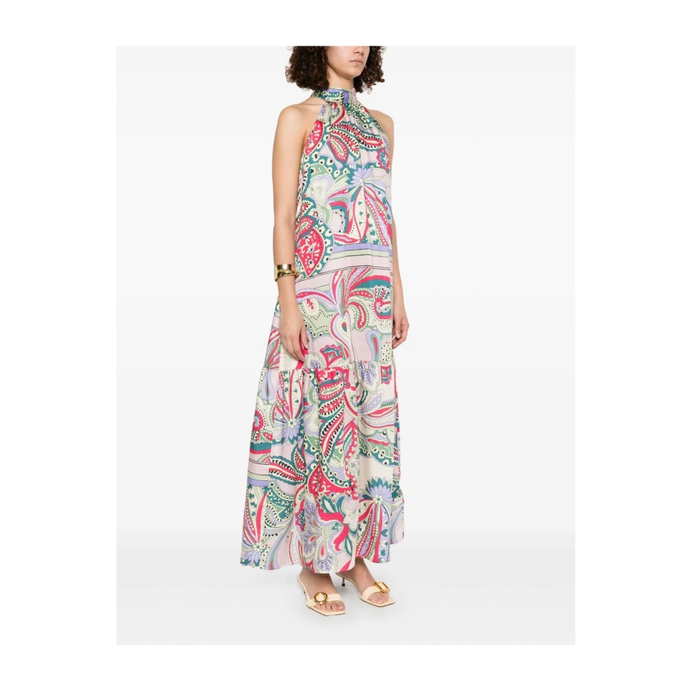 Liu Jo Multicolor Lange Jurk Multicolor Dames