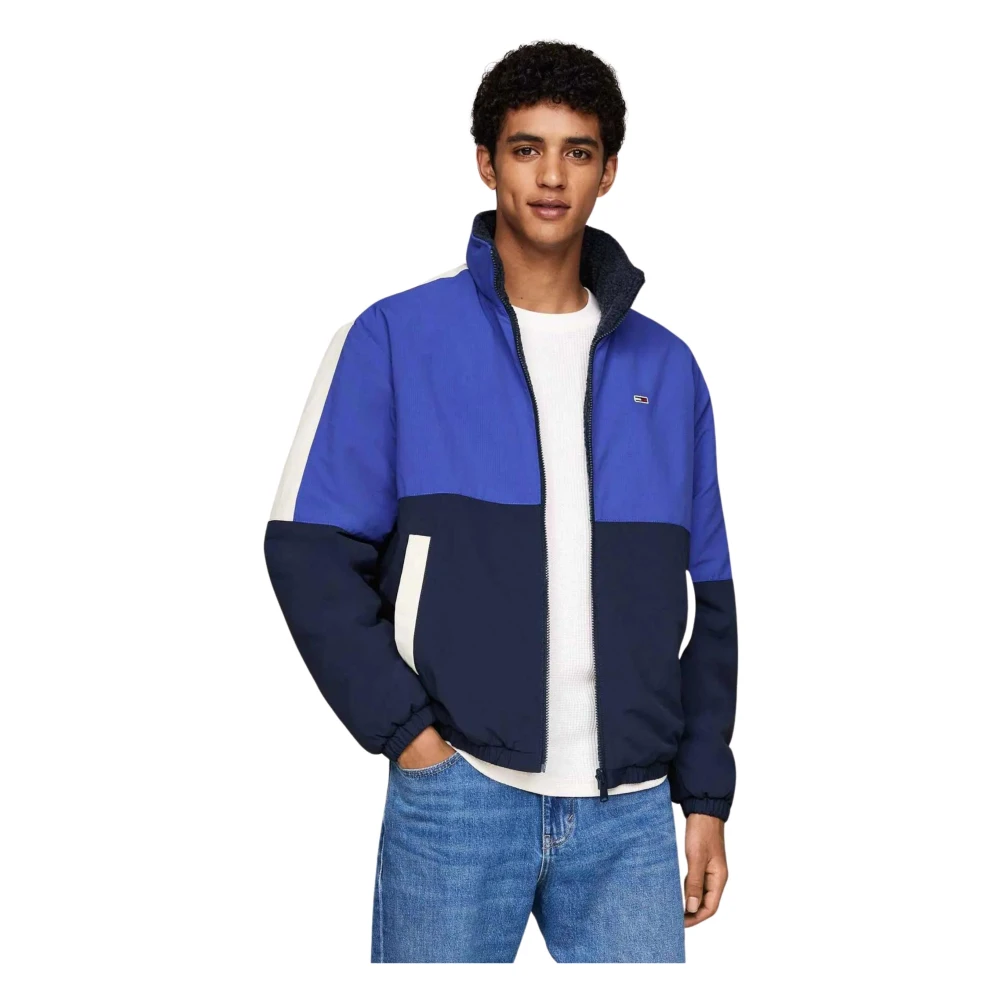 Tommy Hilfiger Omkeerbaar Blokdesign Jas Blauw Blue Heren