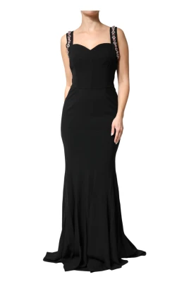 Utsmyckad Bodycon Lång Klänning