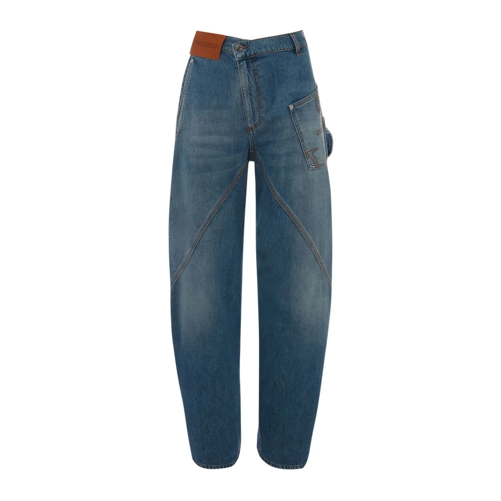 JW Anderson Loose-fit Jeans Blue Heren
