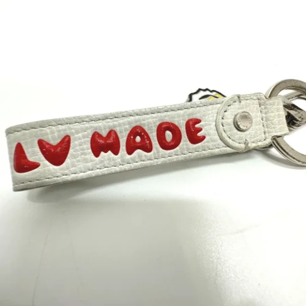 Louis Vuitton Vintage Pre-owned Leather key-holders White Dames