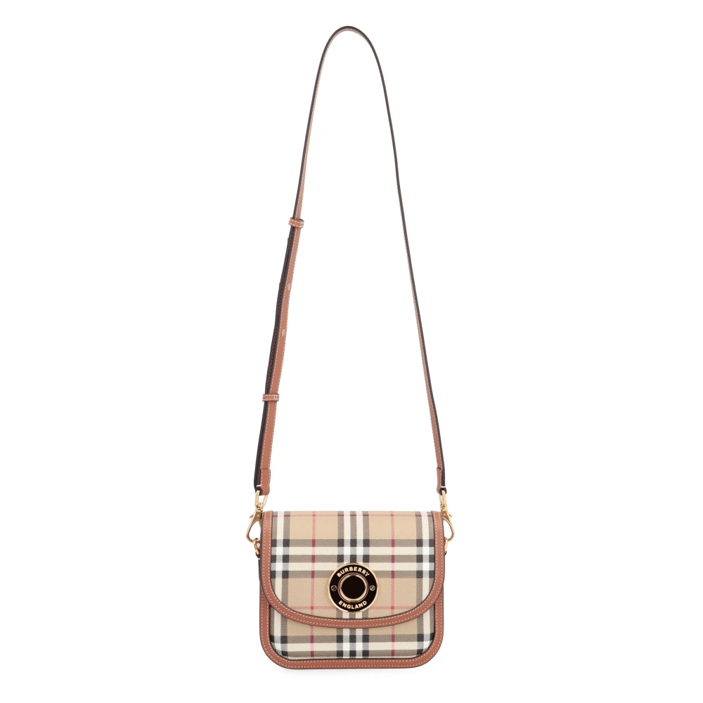 Burberry Elisabeth Mini Crossbody Tas Beige Dames