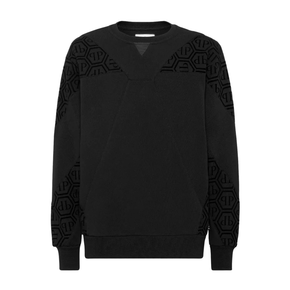 Philipp Plein Men's Black Hoodie Sweatshirt Skull