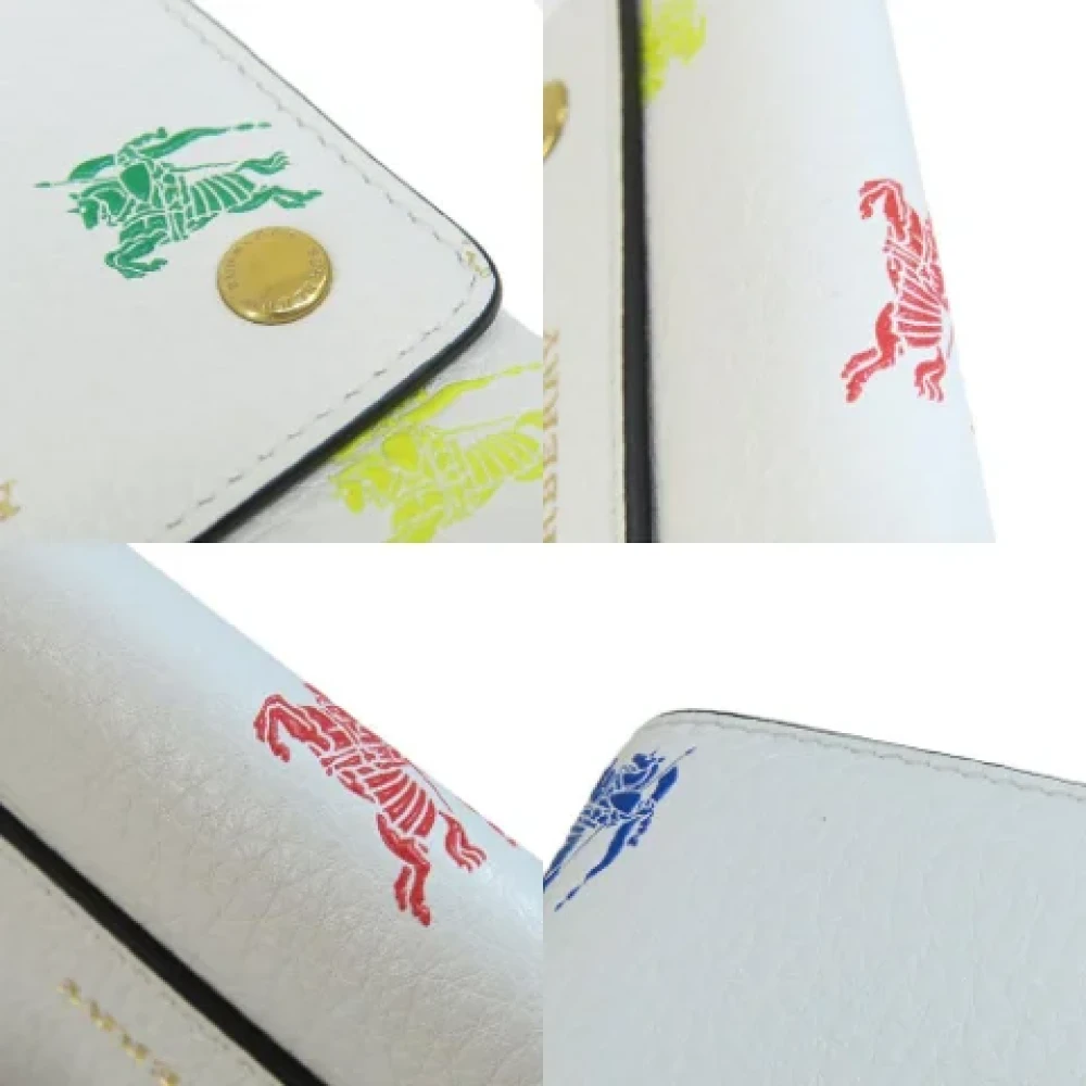 Burberry Vintage Pre-owned Leather wallets White Dames