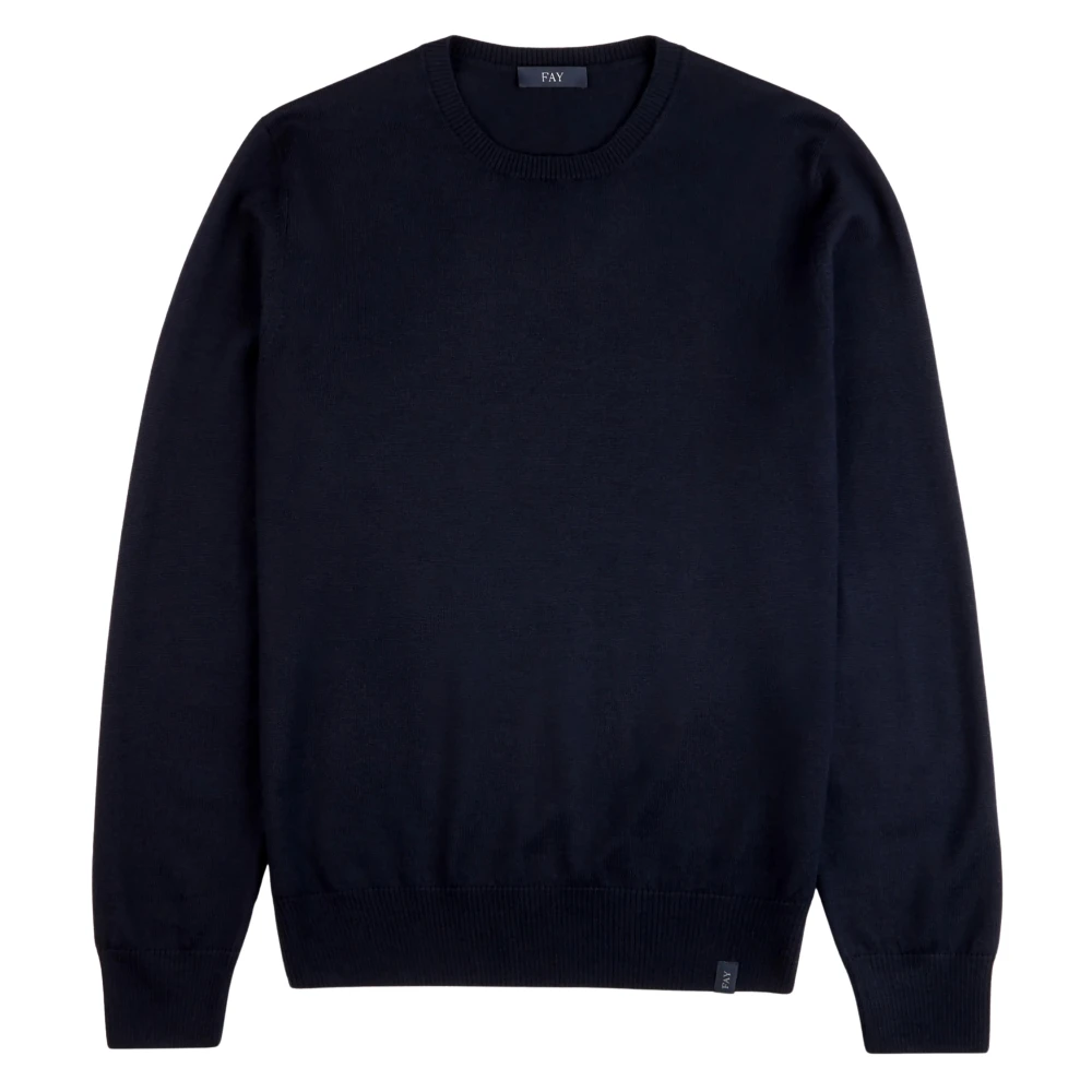 Knitwear > Round-neck Knitwear - - Fay - Modalova