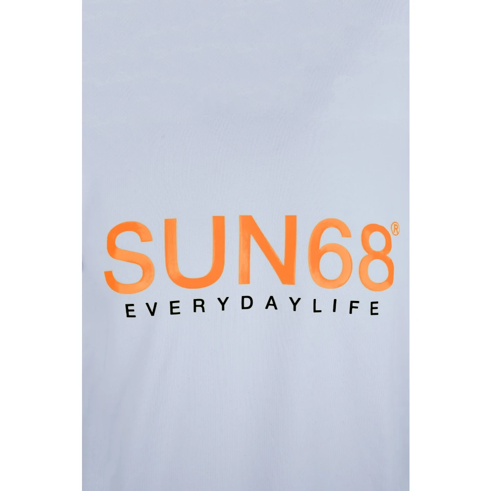 Sun68 Heren Pullover Sweater White Heren