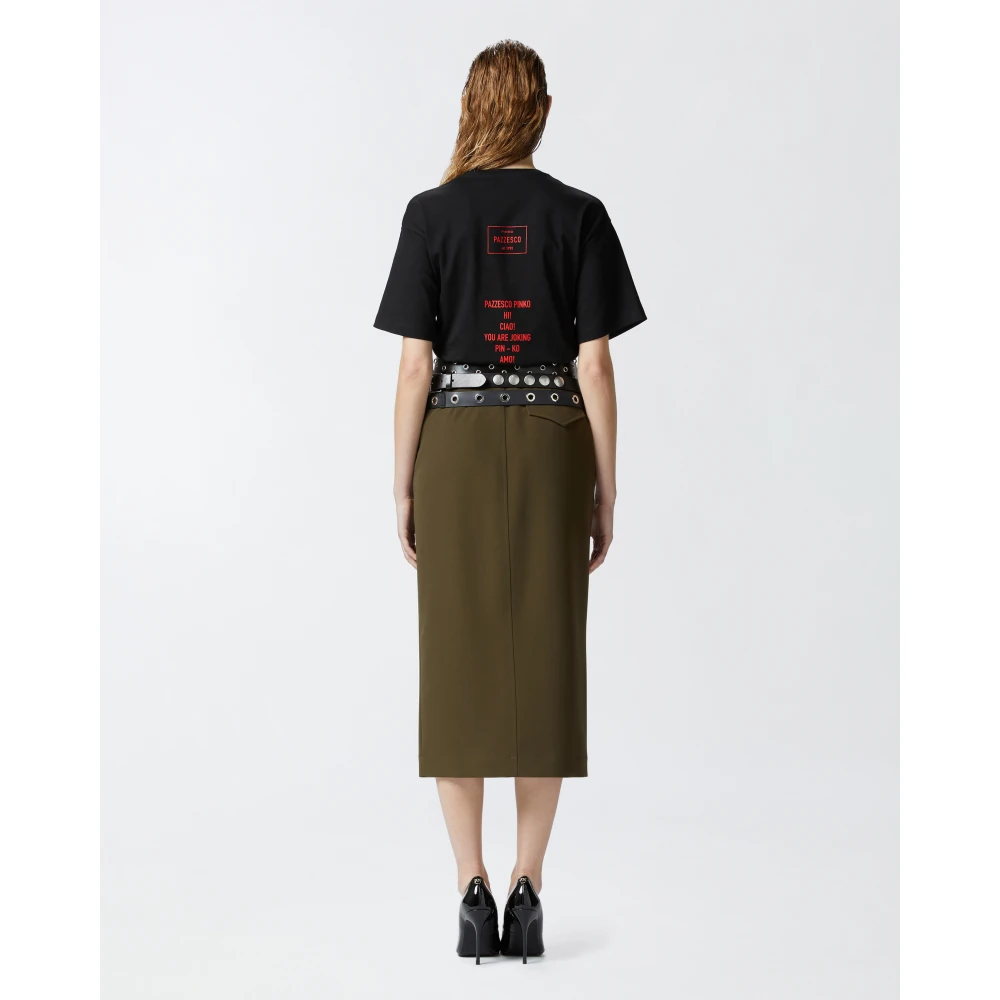 pinko Gek T-shirt Model 1 Black Dames