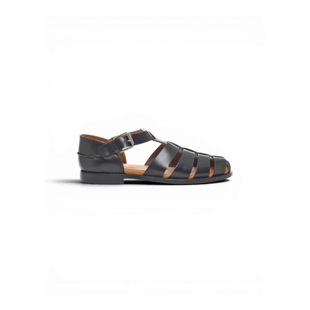 Sebago Women's Black Flat Sandal - Flat Sandals - 5 Uk - Shoes