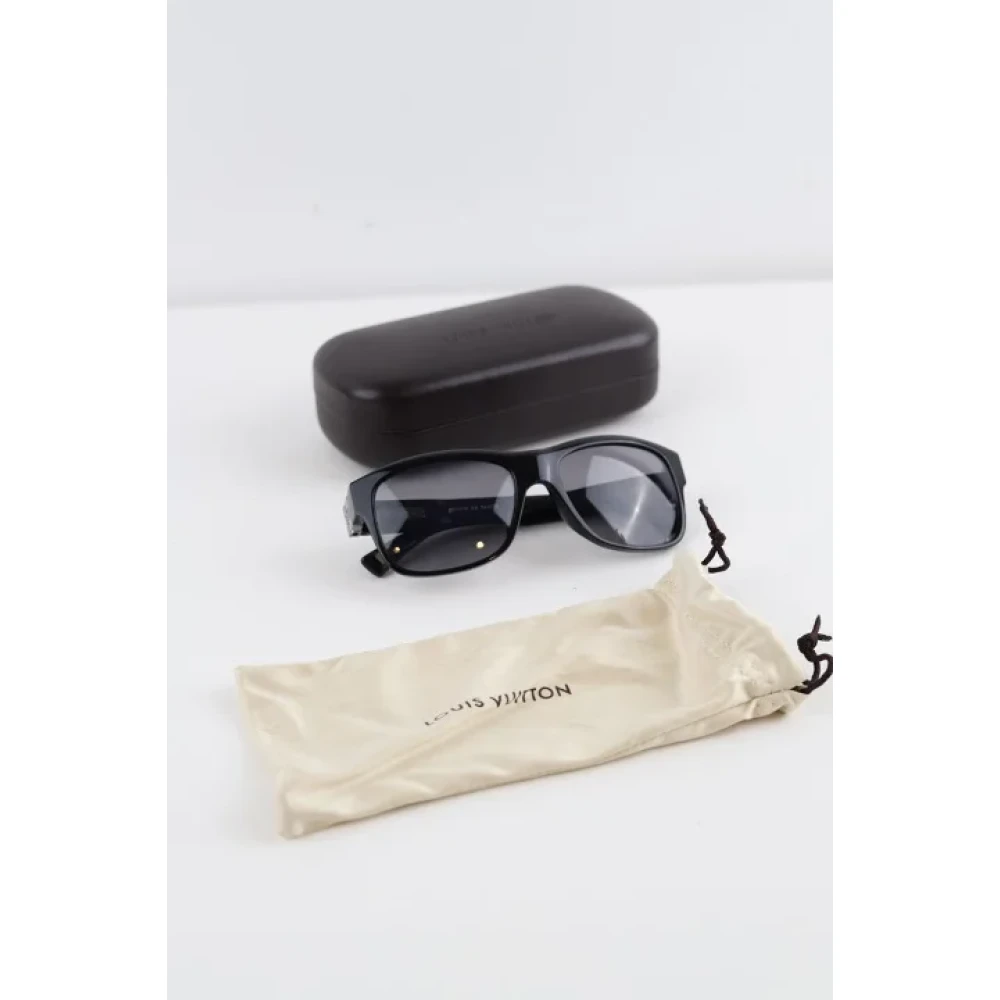 Louis Vuitton Vintage Pre-owned Plastic sunglasses Black Dames