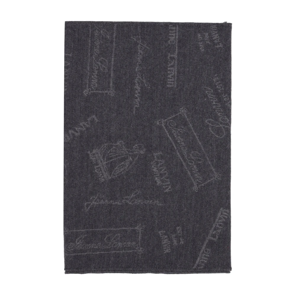Lanvin Kvinno Grå Accessoarer Dam, One Size, Winter Scarves