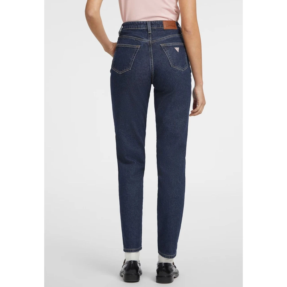 Guess Hoge taille Mom Jeans Blue Dames