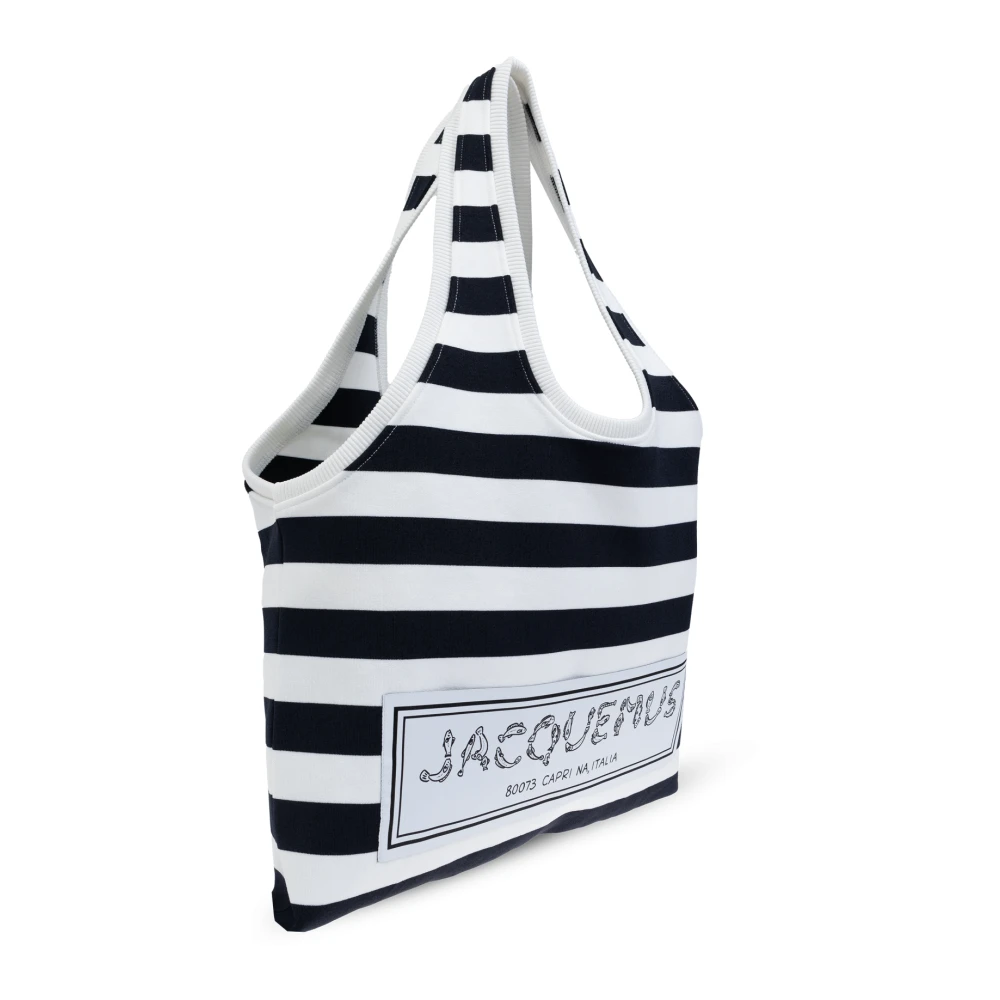 Jacquemus Marcel shopper tas White Unisex