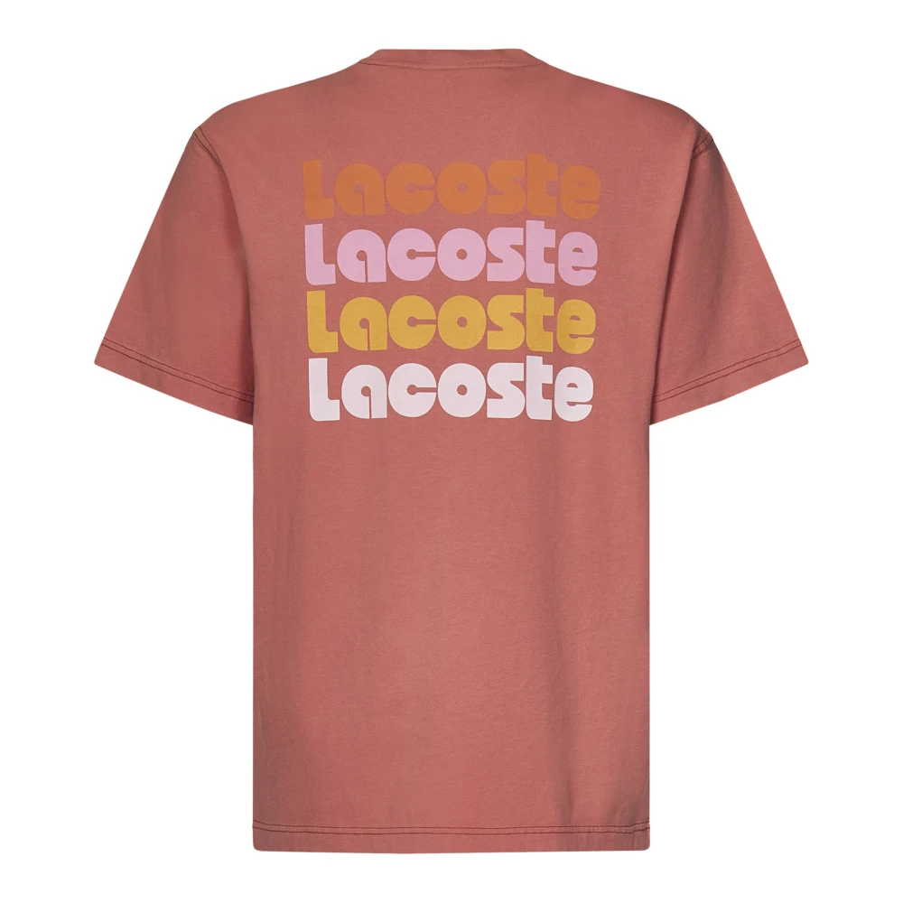 Lacoste T-Shirts Pink Heren