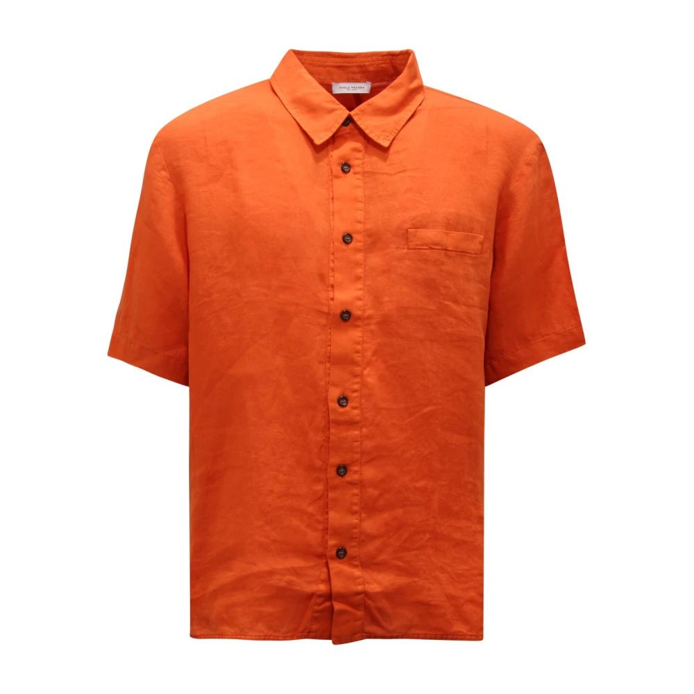 Shirts > Short Sleeve Shirts - - Paolo Pecora - Modalova