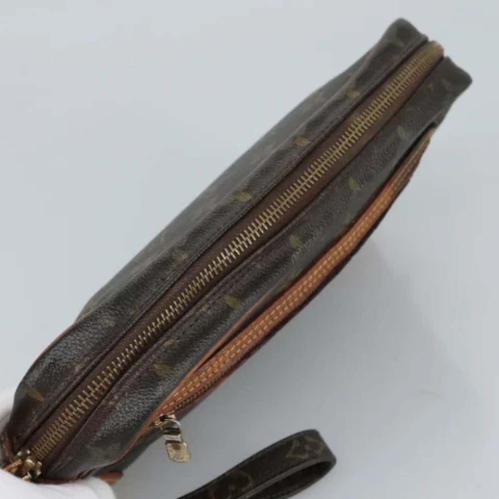 Louis Vuitton Vintage Pre-owned Canvas clutches Brown Dames