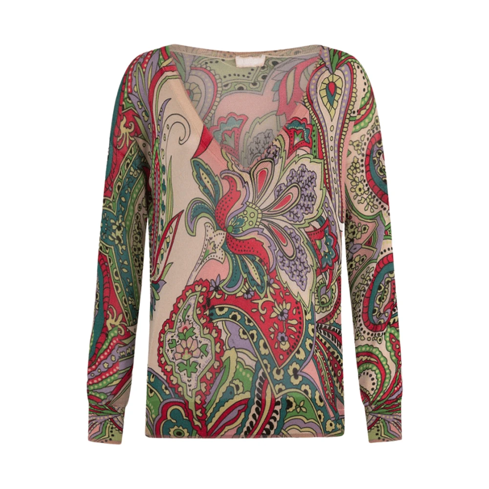Liu Jo Kleurrijke Trui met Lange Mouwen Multicolor Dames