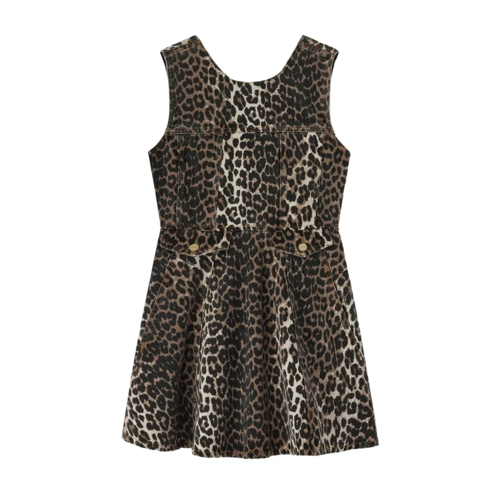 Ganni Donna Marrone Abiti, M, New,