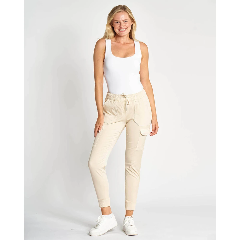 Zhrill Stijlvolle Daisy Broek Beige Dames