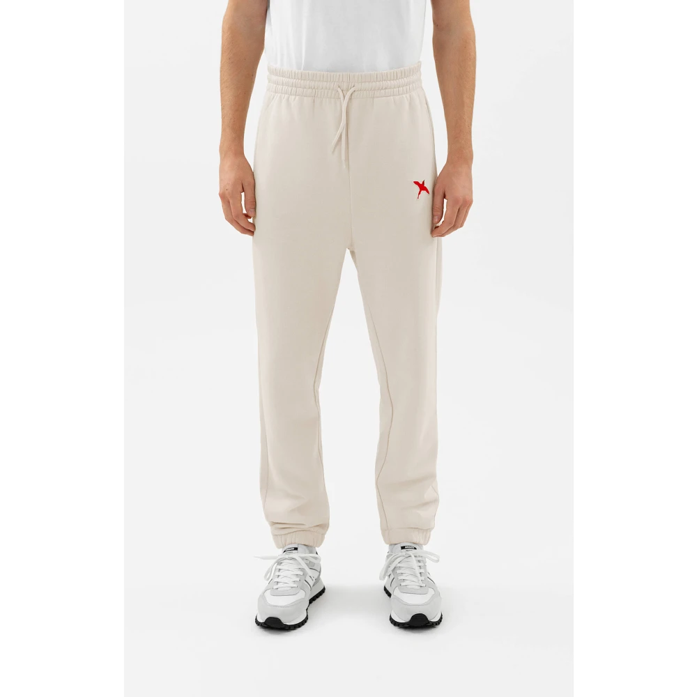 Axel Arigato Rode Bij Vogel Sweatpants Beige Heren