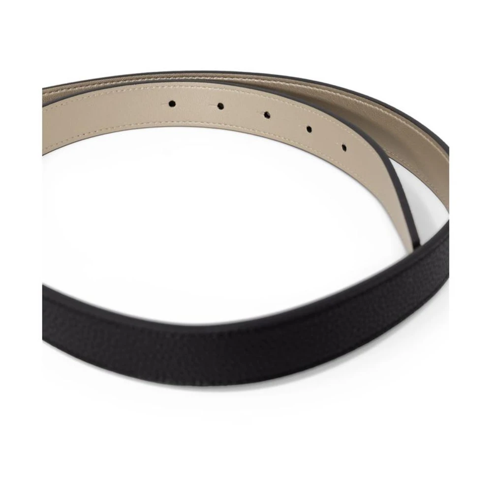 Armani Exchange Polyester riem met afwerking Black Dames