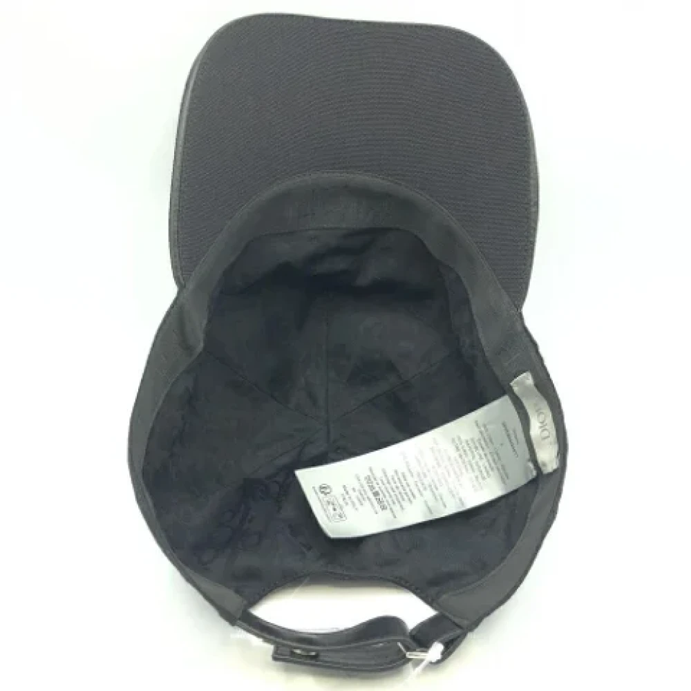 Dior Vintage Pre-owned Fabric hats Black Dames