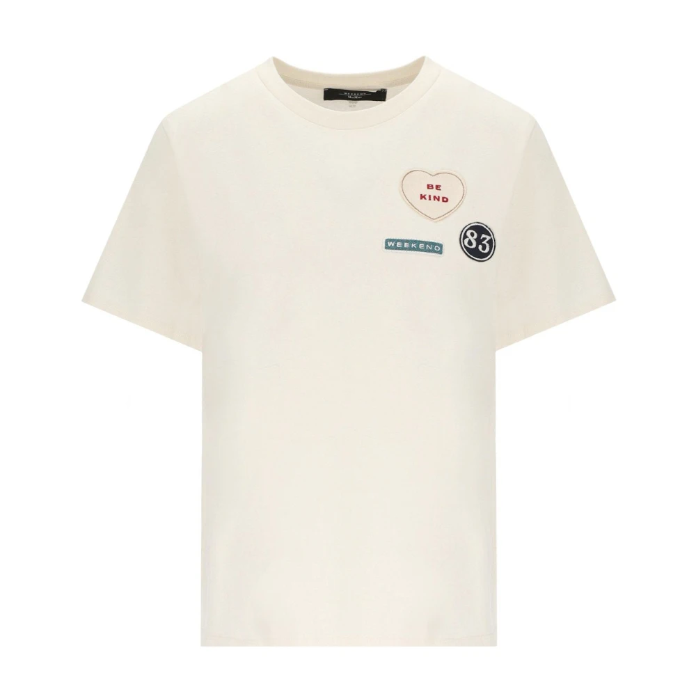 Weekend Max Mara Women's Beige West T-Shirt - T-Shirts - Xs - Tops