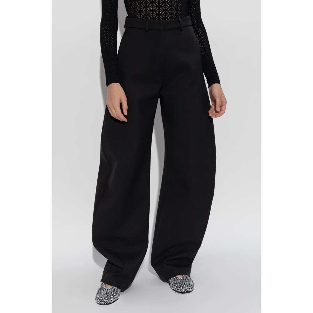 Alaïa Wollen broek Black Dames