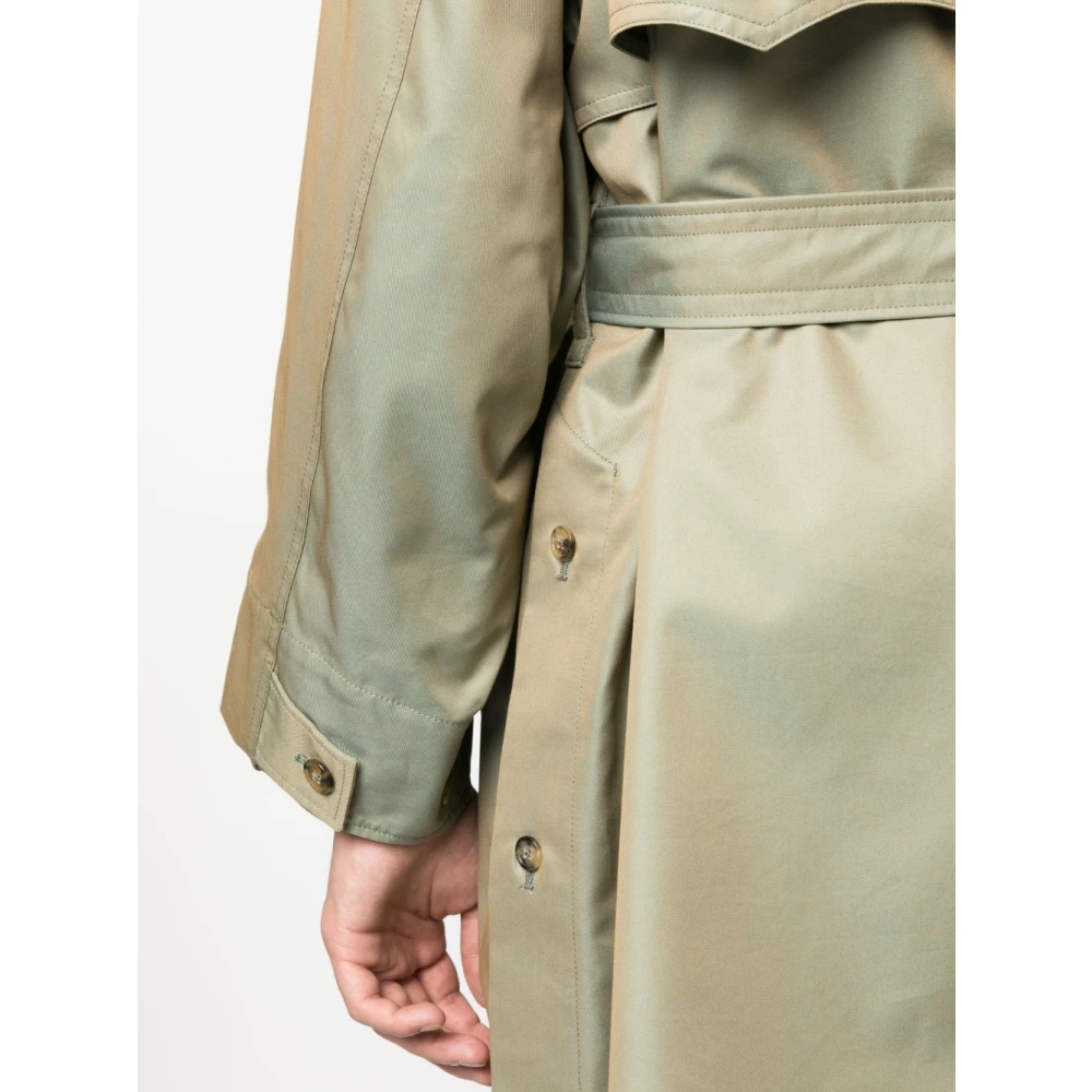 Baracuta Groene Jassen met Capuchon en Zakken Green Heren