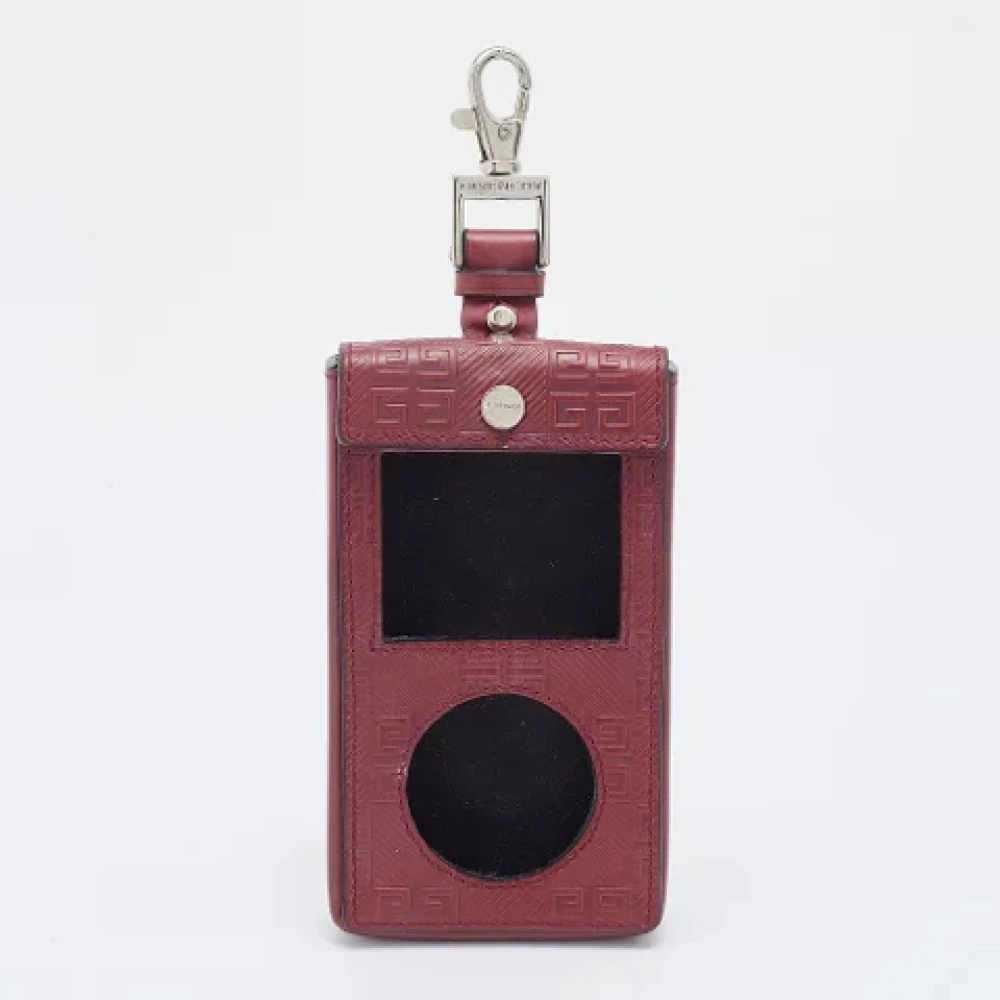 Givenchy Pre-owned Leather home-office Red Dames