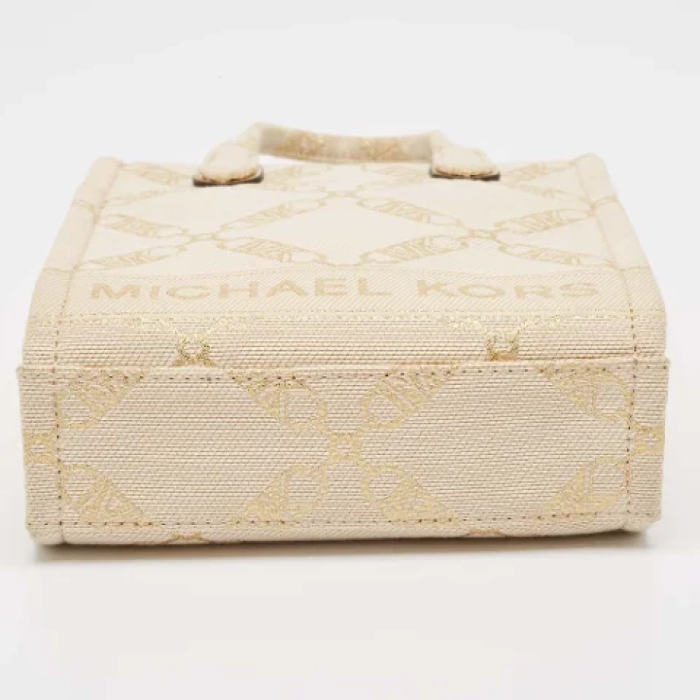 Michael Kors Pre-owned Canvas crossbody-bags Beige Dames
