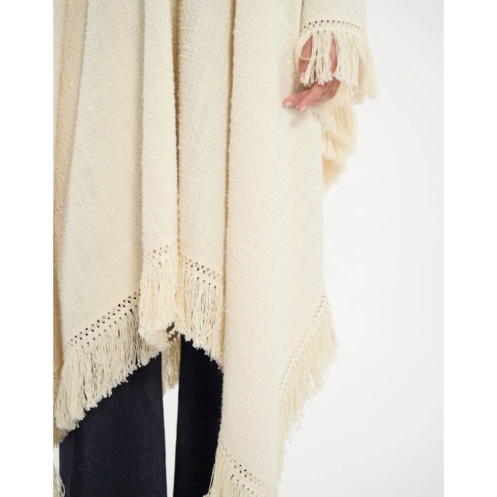 Ines De La Fressange Paris Gonzalo katoenen poncho Beige Dames